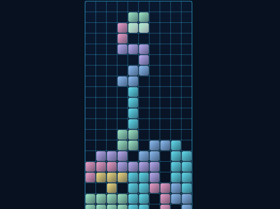 Скриншот игры Tetris